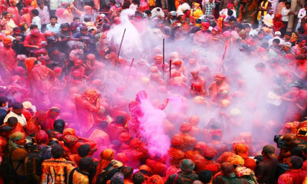 Holi in Barsana, Uttar Pradesh